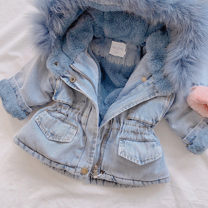 Girl denim coat