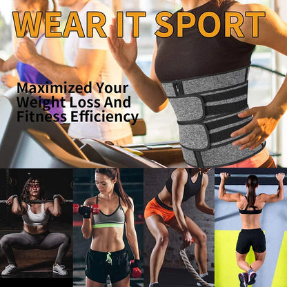 Neoprene Sauna Waist Trainer Corset Sweat Belt for Women Weight Loss