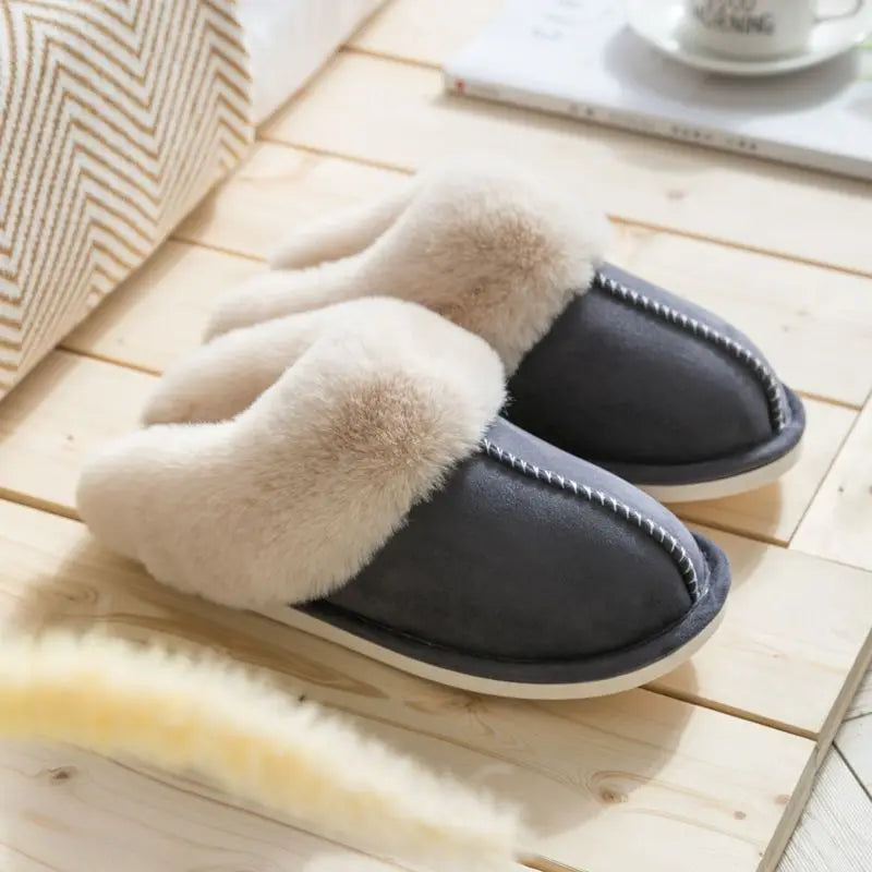 Winter 2024 Warm Soft Women's Fashion and Indoor Plush Slippers