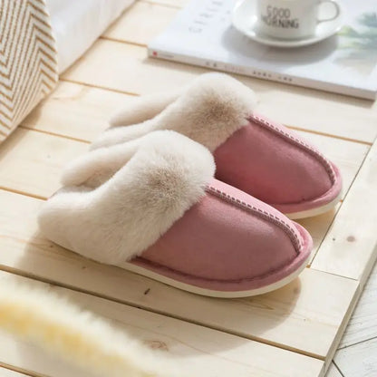 Winter 2024 Warm Soft Women's Fashion and Indoor Plush Slippers