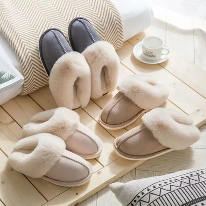 Winter 2024 Warm Soft Women's Fashion and Indoor Plush Slippers