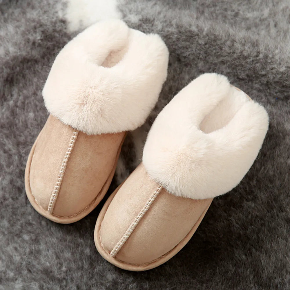 Winter 2024 Warm Soft Women's Fashion and Indoor Plush Slippers