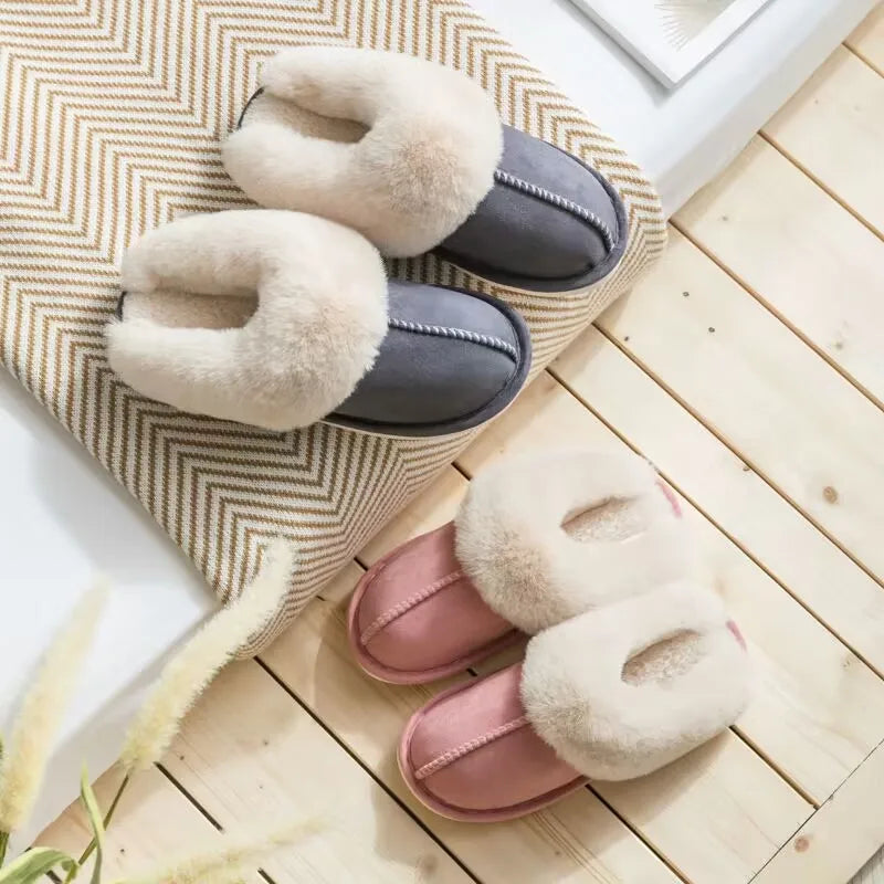 Winter 2024 Warm Soft Women's Fashion and Indoor Plush Slippers