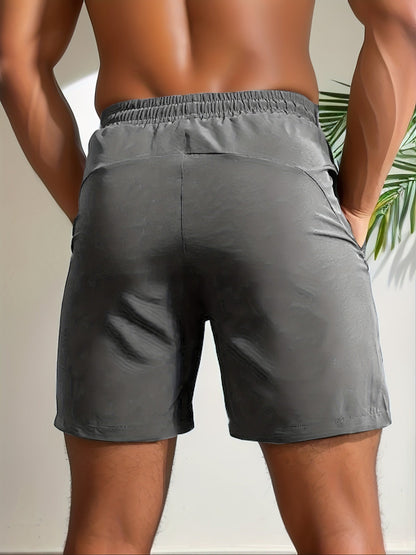 Summer Gym Shorts QuickDry Comfy Stylish With Zippered Pockets